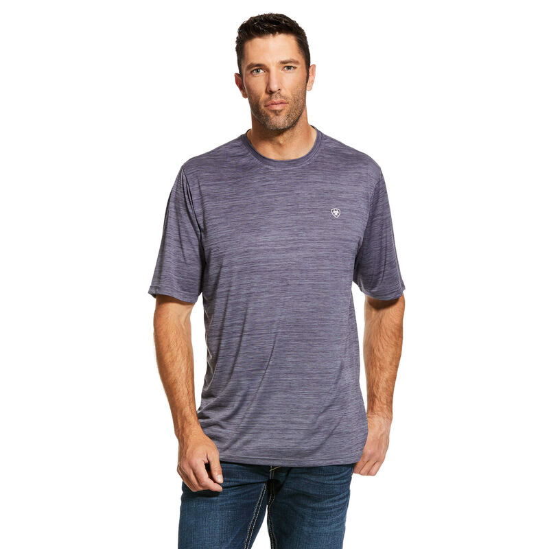 Ariat T-Shirts Herren - Charger Basic Grau ( GTKJE-6810 )
